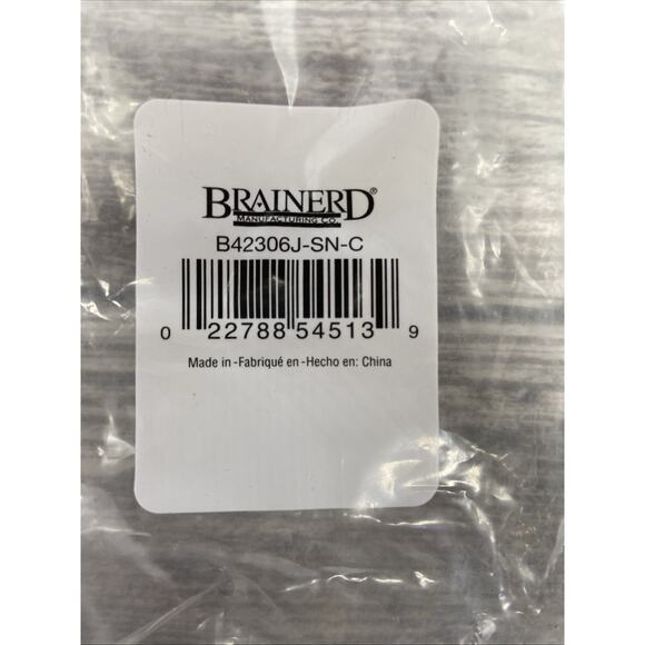 Brainerd B42306J-SN-C Hook with Three Prongs, Satin Nickel Lot Of 4 {87} - Picture 4 of 8